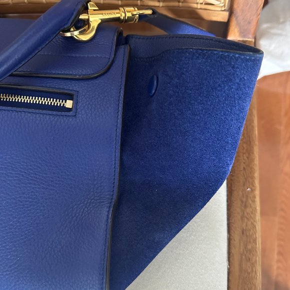 Authentic Celine Blue Trapeze Bag (Size Small) - Purchased in Paris 6eme in 2015 - Picture 12 of 15